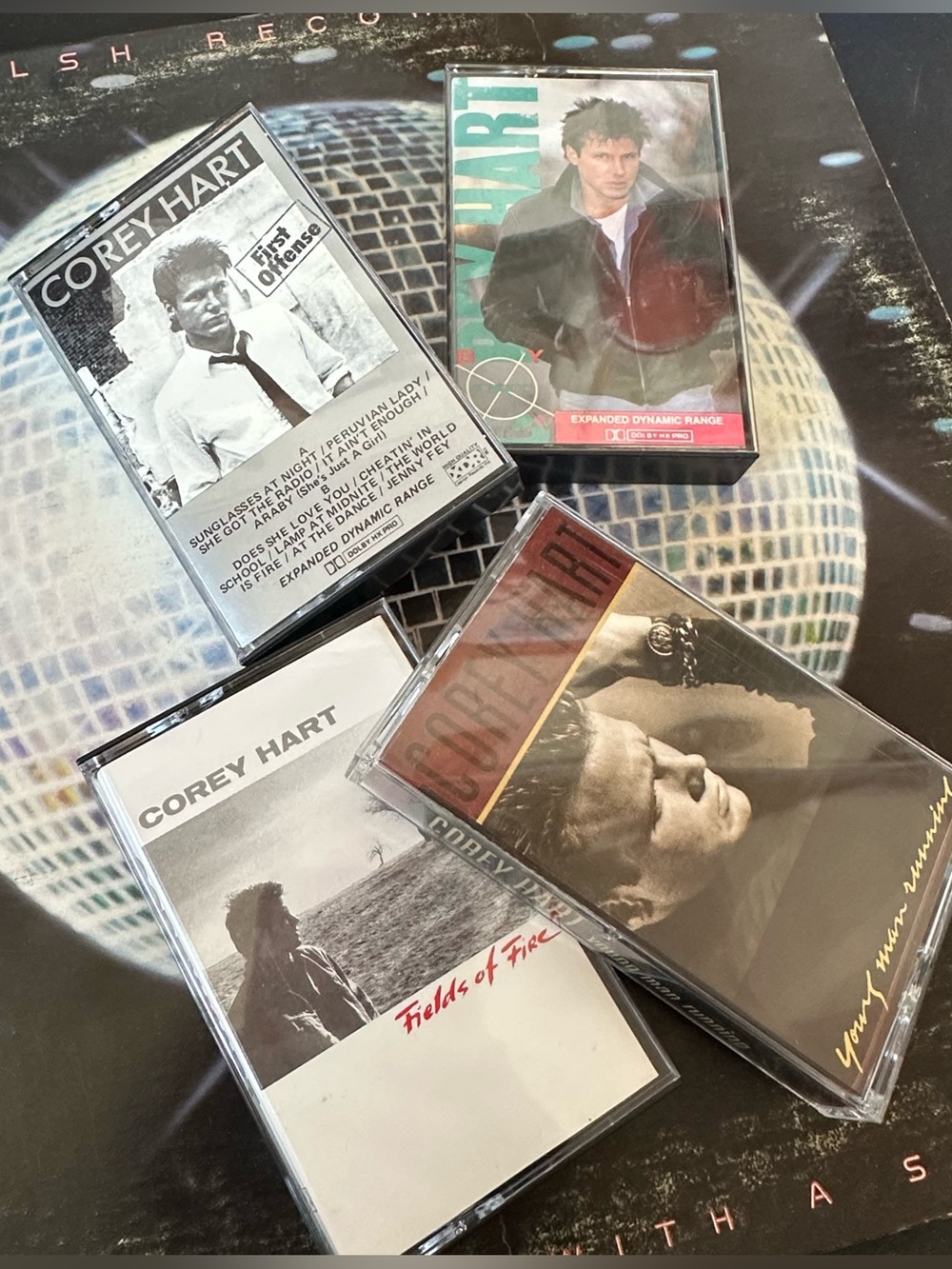 The CORY HEART DISCOGRAPHY COLLECTION IN NM CONDITION. Vintage 1980’s Canadian
